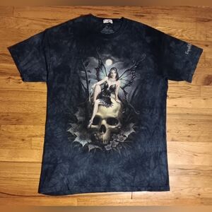Skull Fairie Pixie Tie Dye t-shirt The Mountain Excalibur Edition fantasy